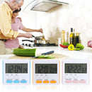 5pcs Multi-function Electric LCD Digital Kitchen Timer Alarm(Orange)
