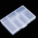 Coin Transparent Plastic Candy cases Jewelry Organizer Pill Case Storage Box
