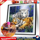 5D DIY Tiger Diamond Painting Embroidery DIY Craft Cross Stitch Home Decor Newly