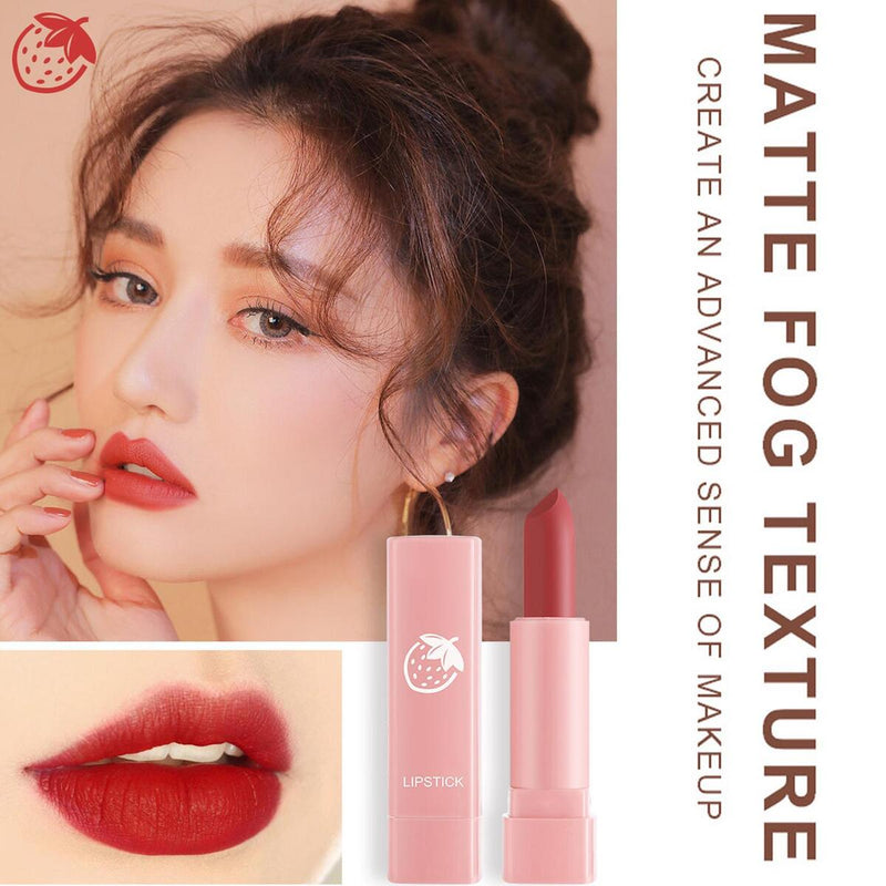 10 Pink Cute Mini Lipstick Gift Box Set Small Sample Small Lipstick Fruit~