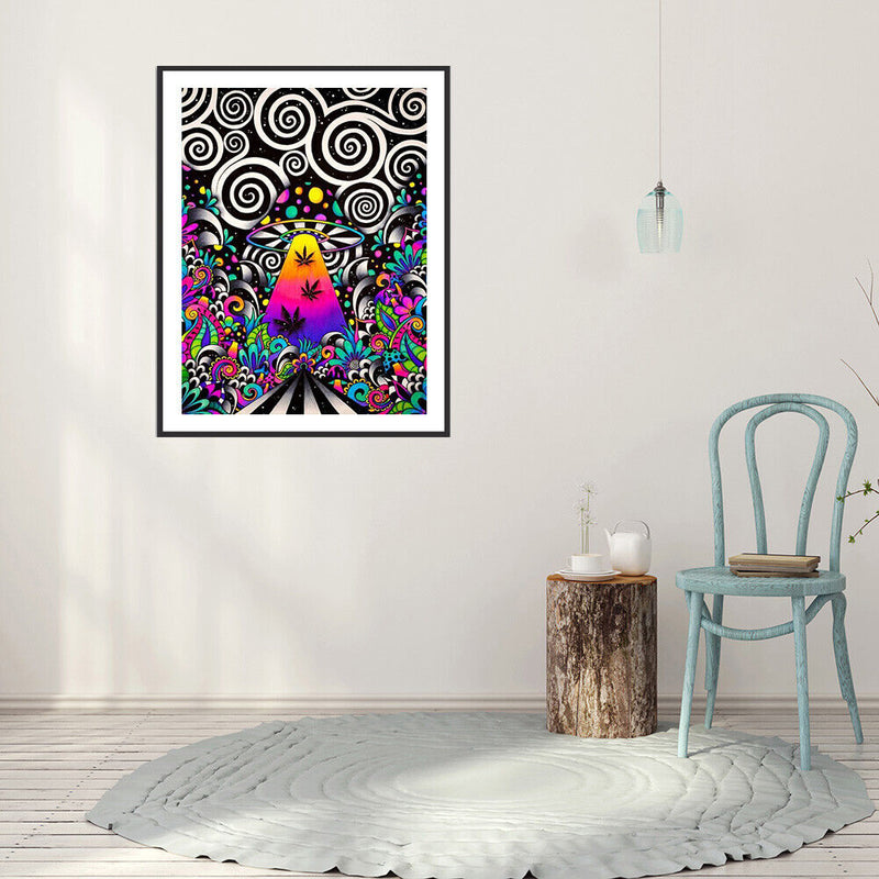 5D Diamond Painting Full Round Drill DIY Circle Pattern Rhinestone Drawing Arts