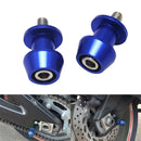 8mm CNC Swingarm Spool Sliders for Suzuki GSXR600 750 1000 GSX1300R (Blue)