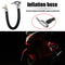 Lock-on Air Chuck with Rubber Hose Car Motorcycle Tire Tyre Pump Hose Adapter