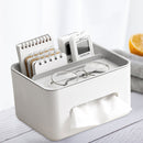 Tissue Box Remote Control Napkin Sundries Case Holder Living Room Desk Organizer