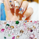 Decor AB Transparent Nail Art Crystals Bottle Caviar Glitter Micro Beads