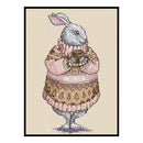 Partial Embroidery DIY Sweater Rabbit 14CT Stamped Kit Cross Stitch Craft