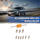 9pcs R134a Car A/C Valve Cores R-134a with Valve Core Remover Installer Tool