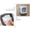 Punching-Free Towel Plug Holder Household Towel Rack (Transparent White) Newly
