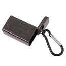 Portable Ashtray Cigarette Keychain Outdoor Pocket Smoke Ash Tray (Black