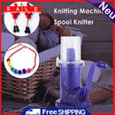Sewing Parts DIY Embellish-Knit Spool Crinkle Embellish Craft Bracelet Weave Too