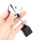 Billiards Snooker Pool Cue Chalk Holder Retractable Drawing Belt Clip