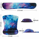 Non Slip Mice Pad Wrist Rest Mouse Mat Keyboard Pad Memory Foam For PC Laptop