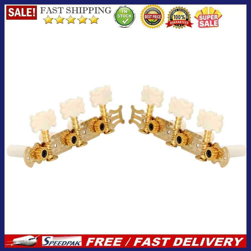 Classical Guitar String Button Three Connections Tuning Pegs