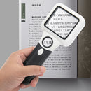 Illuminated Magnifier Optical Instrument with Light UV Lamp Reading Magnifier