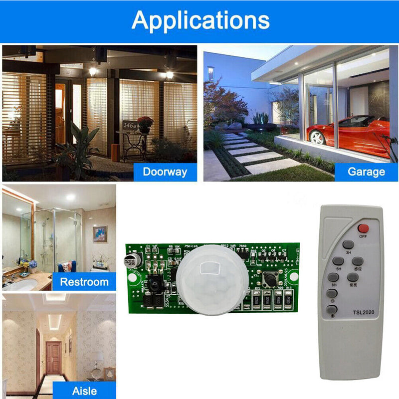 3.2V 3.7V Remote Control PIR Solar Integrated Street Lamp Sensor Circuit Board