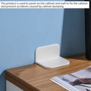 Fixed Clip Furniture Stabilizer Anti-tip Wall Holder Self-Adhesive Cabinet Lock