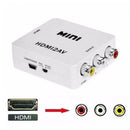 HDMI to RCA AV Converter Composite CVBS Video Adapter 720p SNES Wii 1080p  hot.