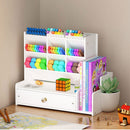 Inclined Wooden Pen Holder Fashion Desktop Office Storage Box with Drawer Newly