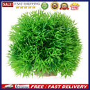 Aquarium Artificial Water Plant Grass Ball Ornament Landscape Decor(Green)