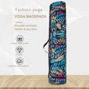 Printed Yoga Mat Bag Pilates Fitness Sports Exercise Pad Carry Backpack (5)