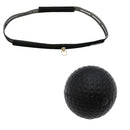 3x Boxing Punch Speed Soft Ball for Training Reaction w/Sweatband (Black) Newly
