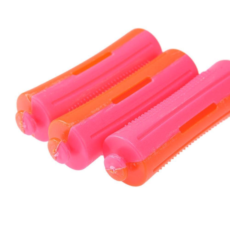 6pcs Perm Bar Rubber Band Hair Curler Hairdressing Tool(Random Color/10