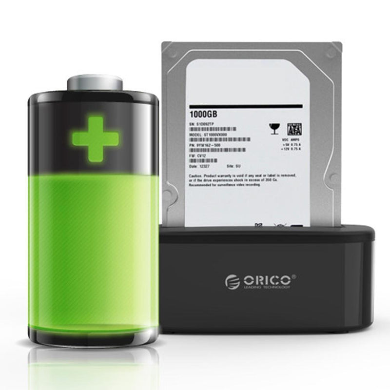 ORICO 6218US3 2.5in 3.5in USB 3.0 SATA Hard Drive Dock SSD Docking Station