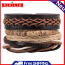 Unisex Fashion Vintga Brand Handmade Woven Wooden Beads Bracelet