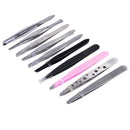 Eyelash Extension Clip Hair Pluckers Stainless Steel Eyebrow Tweezer