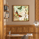 Frameless Oil Paint By Numbers DIY Butterfly Picture Craft Kits for Bedroom