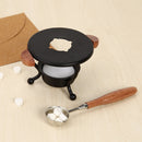 Deer Shape Retro Wax Seal Stamp Sealing Wax Furnace Pot Stove Card Making Tools