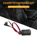 Car Cigarette Lighter Charger Cable Female Socket Plug Connector Adapter Holder