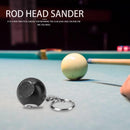 Portable Billiard Rod Tips Ball Shaper Keychain Cue Tips Sander Pool Accessor
