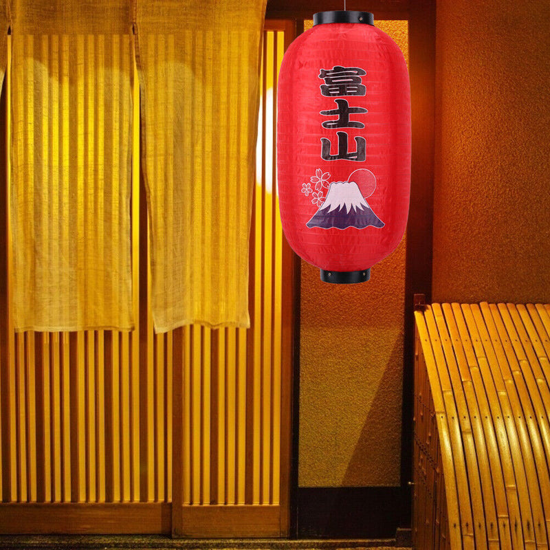 10inch Spray Painting Lantern Cloth Hanging Decorative for Pub Festival (A)