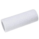 10 Yards Glitter Snowflake Tulle Roll DIY Crafts Wedding Party Decor(White)