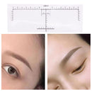 Practical Permanent Makeup Eyebrow Skin Ruler Paste Tattoo Measuring Tools