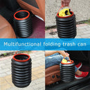 4L Car Collapsible Water Bucket Trash Can Storage Box for Camping Household