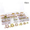 60pcs Auto Water Oil Pipe Hose Clamp Corrosion Resistant Fastener Assortmen