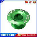 MUQZI CNC MTB Road Bike M19 Crank Cover Screws Crankset Bolt Cap (Green)