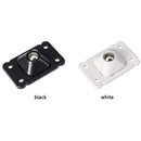 4pcs Stainless Steel Self-Adhesive Universal Pulley Caster Pulleys (White)