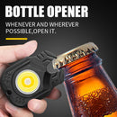 Mini Flashlight Keychain Light Pocket LED High Power Torch Lamp Work Lights