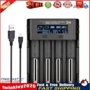 Essager 4 Slot Rechargeable Battery Charger for 18650 Lithium Ni-MH (D4) Newly