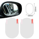 2x Car Side Mirror Films Rearview Mirror Anti Dazzle Waterproof Films 150x100mm