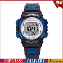 Multifunction Waterproof Sport Electronic Digital Wrist Watch (Blue)