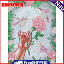 5D Diamond Painting Kit Rose Bird Partial Special Shape Drill DIY Wall Art Craft