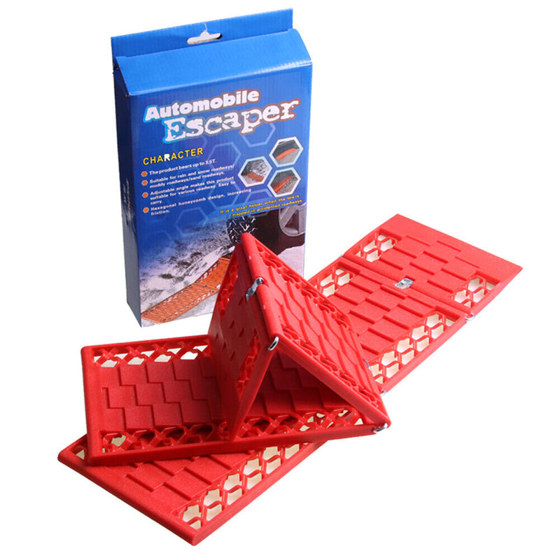 Tyre Grip Tracks Car Security Snow Mud Sand Rescue Escaper Traction Tracks Mats