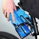 Bike Handbar Double Water Bottle Holder Clamp Bicycle Adapter Clip (Black) Newly