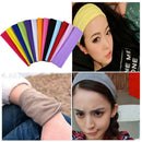 Stretch Ribbon Headwear Yoga Hair Bands Elastic Headbands Sweat Band Hairband
