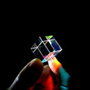 1x Unique Optical Glass Cubes RGB Combiner Splitter Rendering Gifts Color I6G2