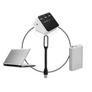 LED USB Lamp Mini Portable Laptop Book Reading Desk Night Lighting (Black) Newly